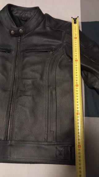 Giacca Biker Vera Pelle Nera