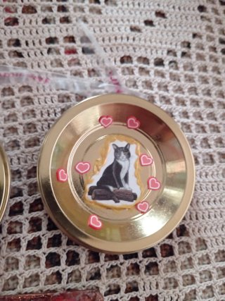 3 magneti artigianali con gatti