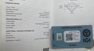 Diamante IGI 0.64 ct Certificado