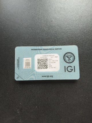 Diamante IGI 0.64 ct Certificado