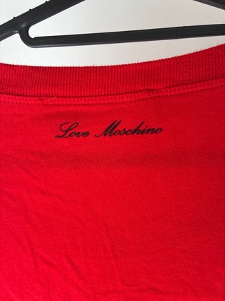 Camiseta Love Moschino Roja Talla M