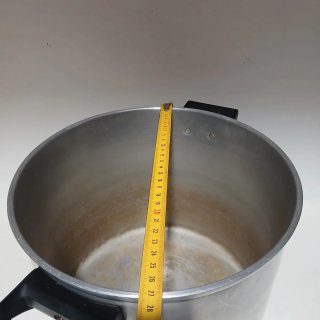 Olla Grande Aluminio con Tapa Negra
