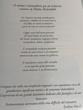 Libro Sa vida mia in sa mena (miniera)