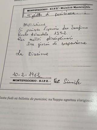 Libro Sa vida mia in sa mena (miniera)