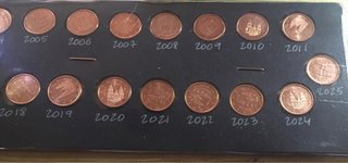 Colección 1 Céntimo Euro 1999-2025