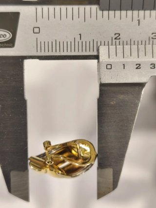 Pendientes vintage oro 18 kilates.