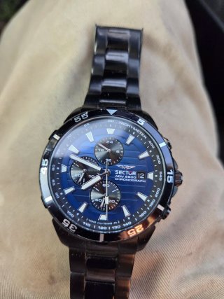 Orologio Sector ADV 2500 Chronograph Nero Blu