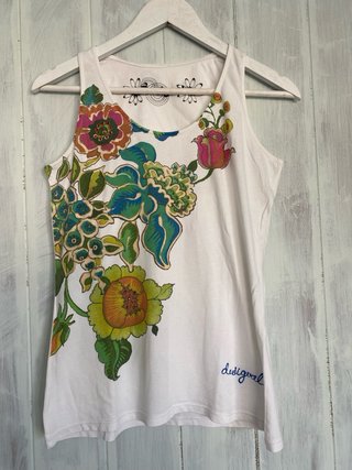 Falda Desigual Multicolor Talla M