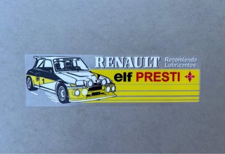 Pegatina Renault Elf