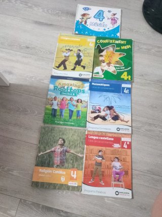 Libros 4 de primaria.