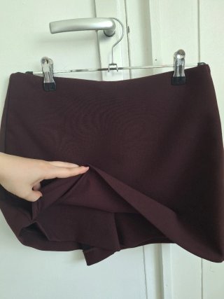 Skort falda pantalón granate talla S