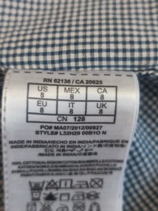 Camicia Guess bimbo tg 8 anni