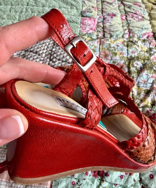 Sandalias Arnoux Piel Trenzada Talla 37