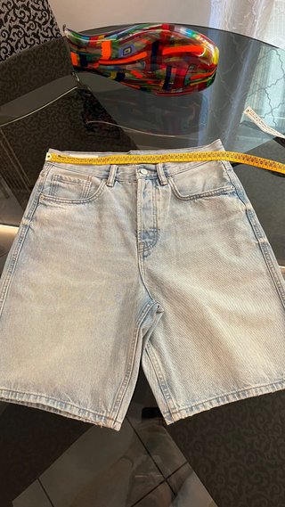 Zara Jeans Corti Blu