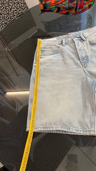 Zara Jeans Corti Blu