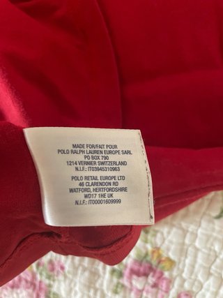 Camiseta Polo Ralph Lauren Náutica Roja