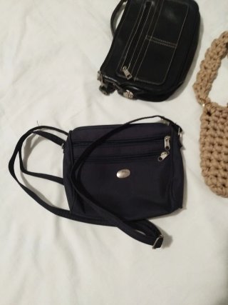 Lote 3 Bolsos Negro y Beige