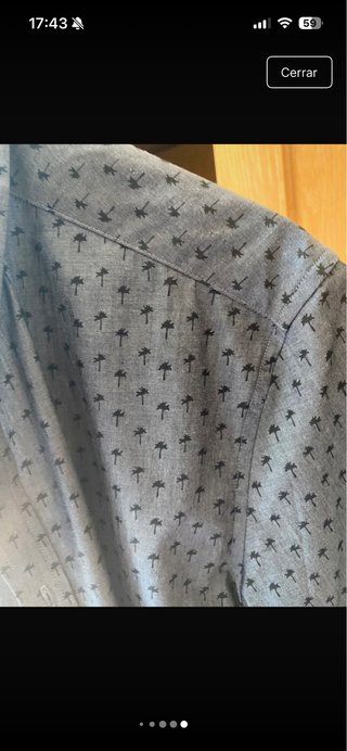 Camisa manga corta estampada