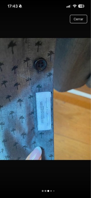 Camisa manga corta estampada