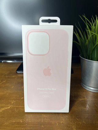Funda iPhone 14 Pro Max Rosa Silicone MagSafe