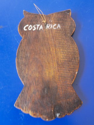 Decorazione da Parete Vintage Gufo in Legno