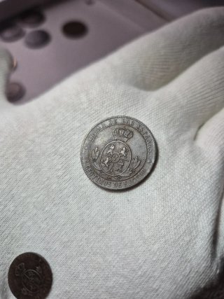 Lote 2,5 y 1/2 Céntimos de Escudo Isabel II 1868