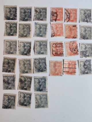 114 Sellos Antiguos Franco