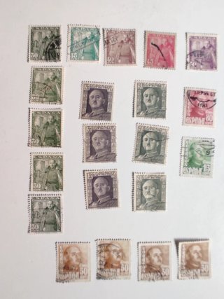 114 Sellos Antiguos Franco