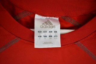 Camiseta Deportiva Adidas Roja Vintage