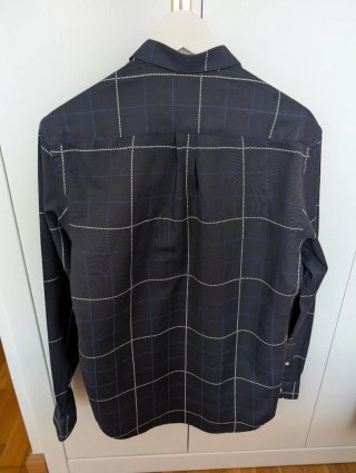 Camisa azul. Frank Ferry