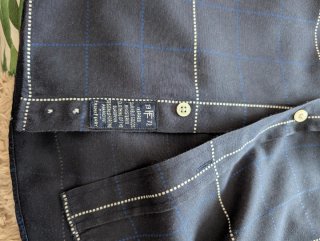 Camisa azul. Frank Ferry