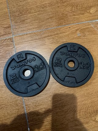 Discos de pesa Domyos 2kg (4.4 lbs)