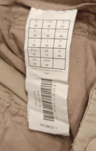 Pantalón Promod Poliamida Mujer T44 Impecable
