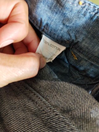 Zara Pantalón Corto Azul