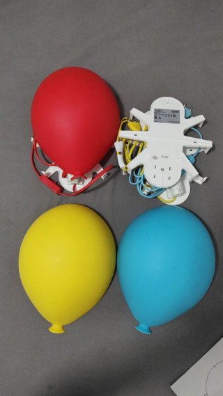 Lámpara infantil globo