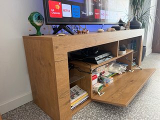 Mueble de salón TV Madera (138x35x50 cm)