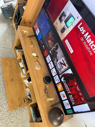 Mueble de salón TV Madera (138x35x50 cm)