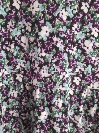 Vestido estampado floral talla única