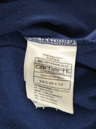 T-shirt Carhartt WIP Grafica Blu Taglia L