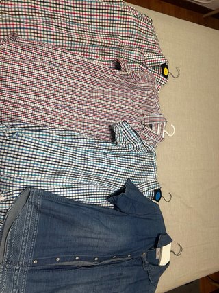 Camisas de  hombre manga larga y corta