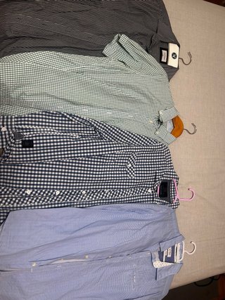 Camisas de  hombre manga larga y corta