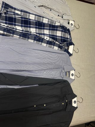 Camisas de  hombre manga larga y corta