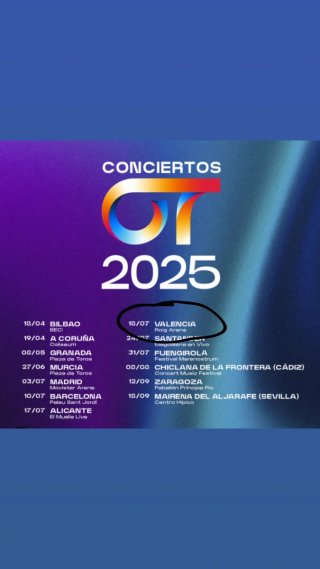2 Entradas OT 2025 Valencia