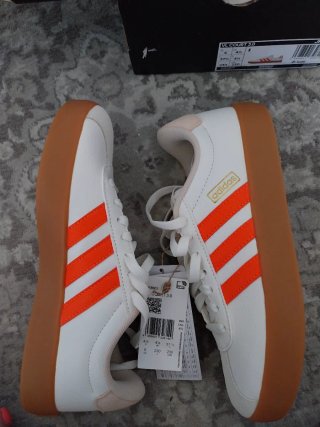 Zapatilla Adidas Mujer Blanco Naranja
