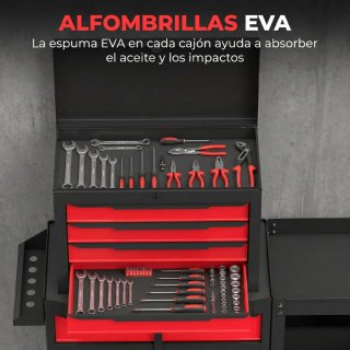 Carro de herramientas 3 en 1 con ruedas