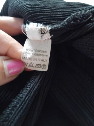 Camicia nera manica corta