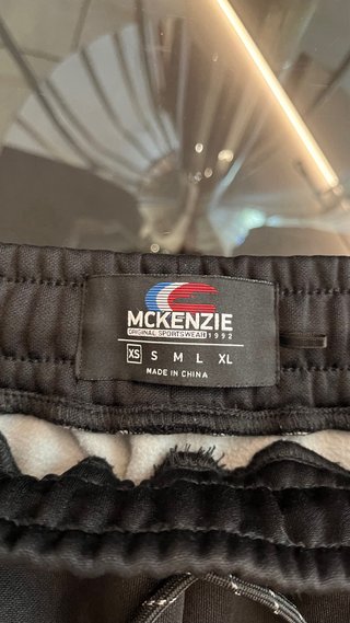 Pantaloni McKenzie neri e bianchi