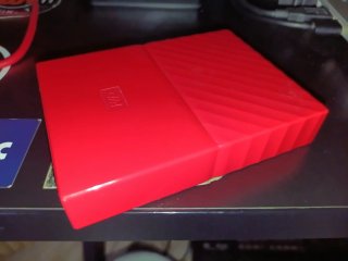 WD My Passport 4 TB Hard Disk Rosso gaming