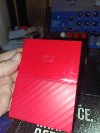 WD My Passport 4 TB Hard Disk Rosso gaming
