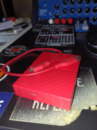 WD My Passport 4 TB Hard Disk Rosso gaming